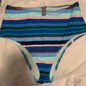 High waisted striped bottoms